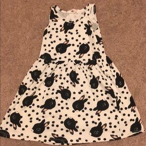 H&M Girls Bunny Dress Size 4-6